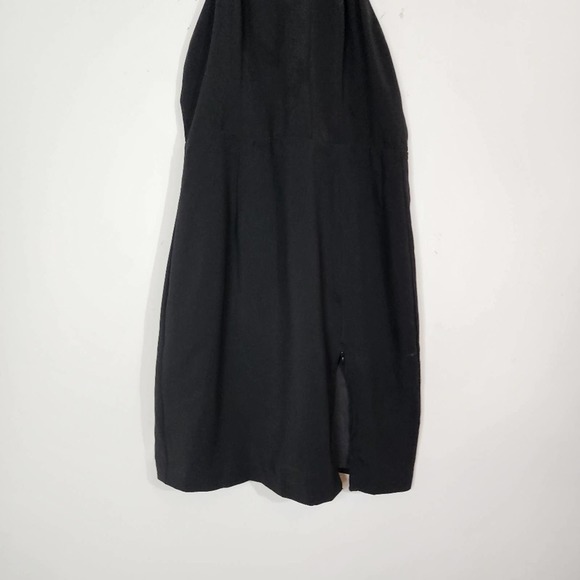 NWT NBD x Revolve Killin it Black Mini Dress with Open Back and Slit Size Medium - Picture 6 of 11